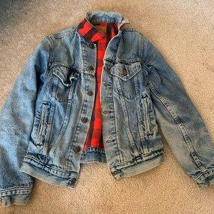 Vintage flannel lined Levi’s jean jacket